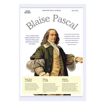 Plátěný obraz Blaise Pascal 420 × 594 mm