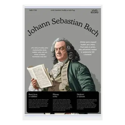 Johann Sebastian Bach 420 × 594 mm