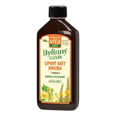 Maxi Vita Herbal Bylinný elixír Lipový květ + divizna