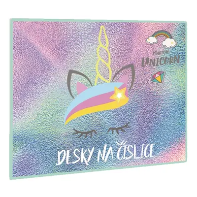 Desky na číslice - Magical unicorn