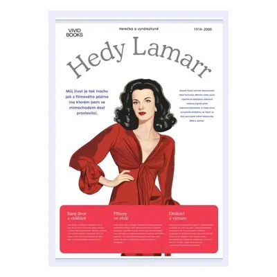 Plátěný obraz Hedy Lamarr 420 × 594 mm