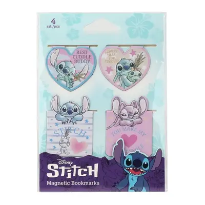 Magnetická záložka Colorino Stitch Pastel 2, 4 ks - mix motivů