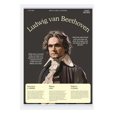 Ludwig van Beethoven 1000 × 1400 mm