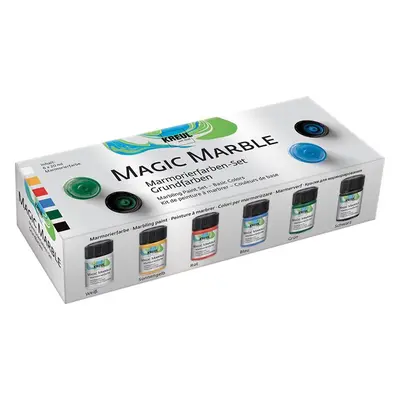 Sada Mramorovací barva Magic Marble základní 6 × 20 ml