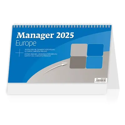 Kalendář stolní 2025 - Manager Europe