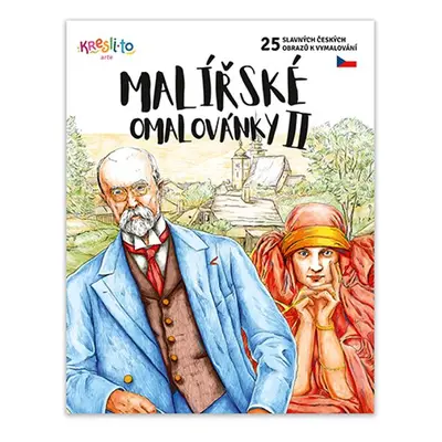 Malířské omalovánky II - 25 slavných českých obrazů k vymalování