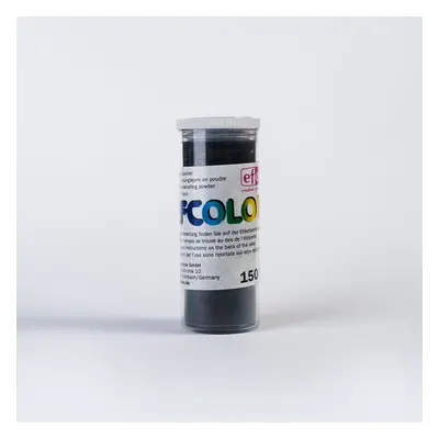 Efcolor - Smaltovací prášek, 10 ml - textura černá