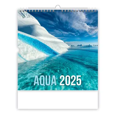 Kalendář nástěnný 2025 - Aqua