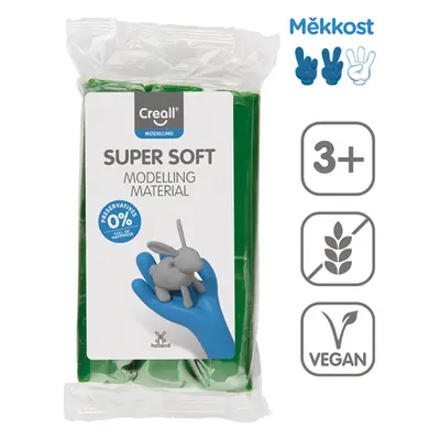 Modelovací hmota Creall Super soft, 500 g, zelená