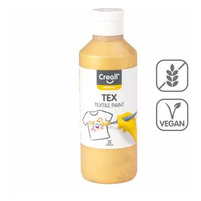 Textilní barva Creall TEX, 250 ml, zlatá