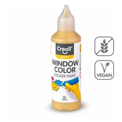 Barva na sklo Creall Window color, 80 ml, zlatá