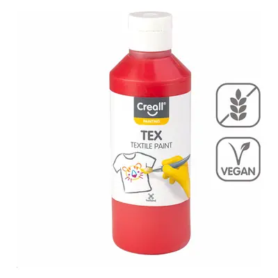 Textilní barva Creall TEX, 250 ml, červená