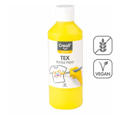 Textilní barva Creall TEX, 250 ml, žlutá