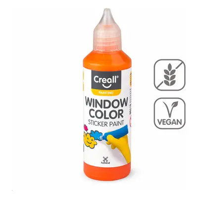 Barva na sklo Creall Window color, 80 ml, oranžová