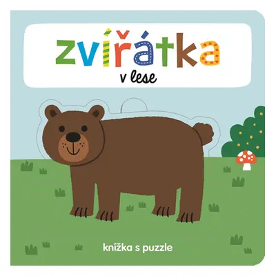 Zvířátka v lese - knížka s puzzle - neuveden