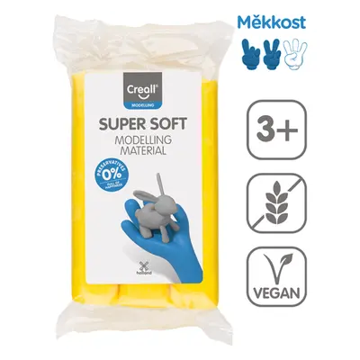 Modelovací hmota Creall Super soft, 500 g, žlutá