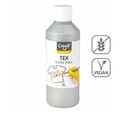 Textilní barva Creall TEX, 250 ml, stříbrná