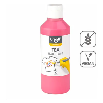 Textilní barva Creall TEX, 250 ml, světle růžová