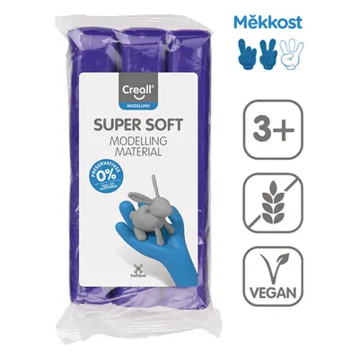 Modelovací hmota Creall Super soft, 500 g, fialová