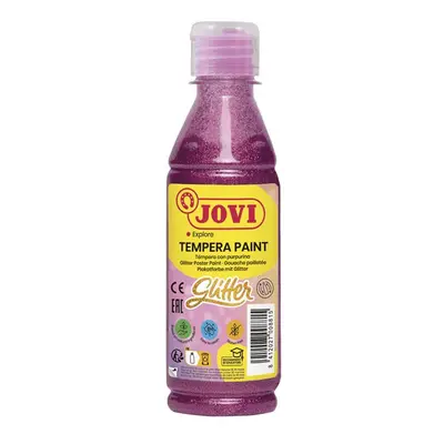 Temperová barva JOVI PREMIUM 250 ml, glitrová - Růžová