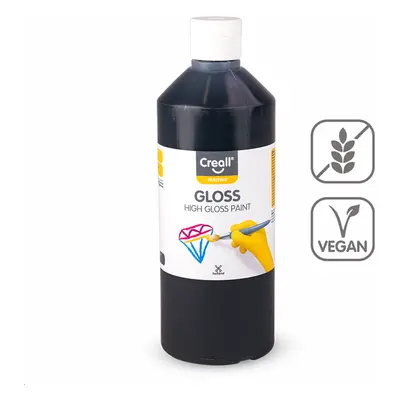 Barva s vysokým leskem Gloss, 500 ml, černá