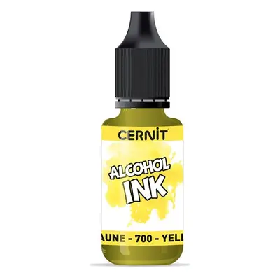 Alkoholový inkoust CERNIT 20 ml - žlutý