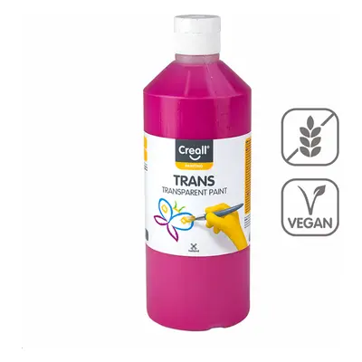 Transparentní barva Creall Trans, 500 ml, růžová