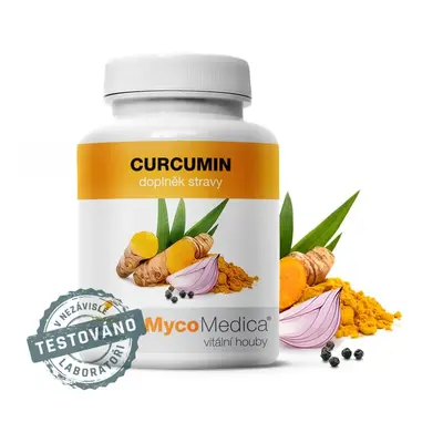 MycoMedica Curcumin v optimálním poměru 120 kapslí - vegan