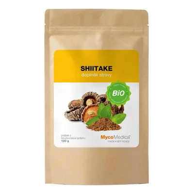 MycoMedica BIO Shiitake - 100 g BIO prášku z plodnice