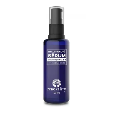 Renovality Hyaluronové sérum s vitamínem C a B3 50ml