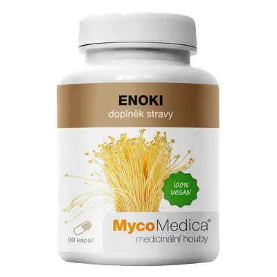 MycoMedica Enoki 90 rostlinných kapslí