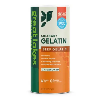 Great Lakes Gelatin ŽELATINA BEZ PŘÍCHUTI, GREAT LAKES, 454 G