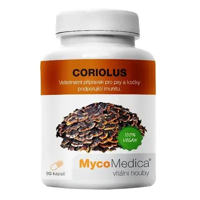 MycoMedica Coriolus 90 kapslí - vegan