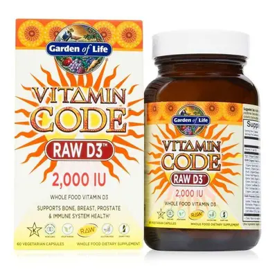 Garden of Life Vitamin Code - Raw D3 2000 - 60 kaps.