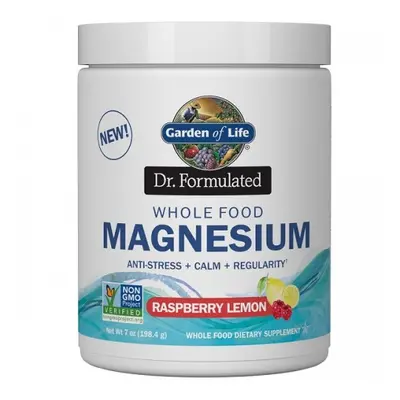 Garden of life Magnesium Dr. Formulated - Hořčík - malina - citron 198,4g