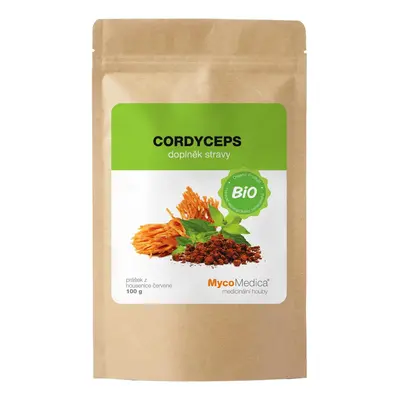 MycoMedica BIO Cordyceps - 100 g BIO prášku z plodnice