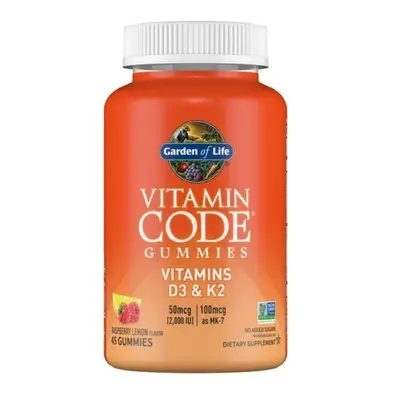 Garden of Life Vitamin Code D3 Plus K2 - 45 Gummies