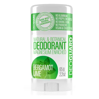 Deoguard Přírodní tuhý deodorant Bergamot a limetka 65 g