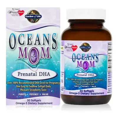 Garden of Life - Oceans Prenatální DHA Omega-3 - 350 mg - 30 tobolek