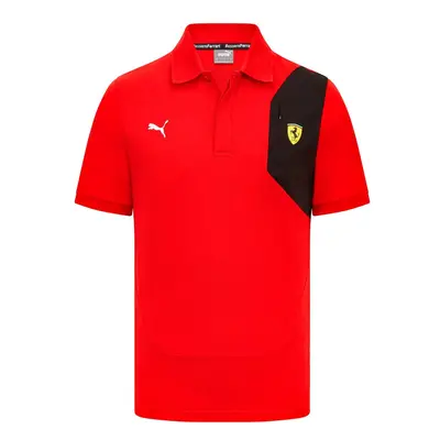 Ferrari pánské polo tričko Logo red F1 Team 2023