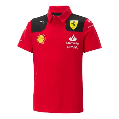 Ferrari dětské polo tričko official red F1 Team 2023