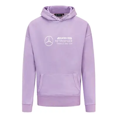 Mercedes AMG Petronas pánská mikina s kapucí Retro lilac F1 Team 2023