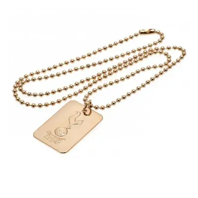 Tottenham Hotspur řetízek na krk se psí známkou Gold Plated Dog Tag & Chain