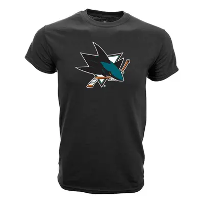 San Jose Sharks pánské tričko black Core Logo Tee