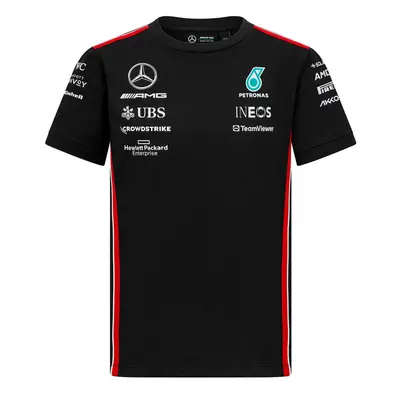 Mercedes AMG Petronas dětské tričko official black F1 Team 2023