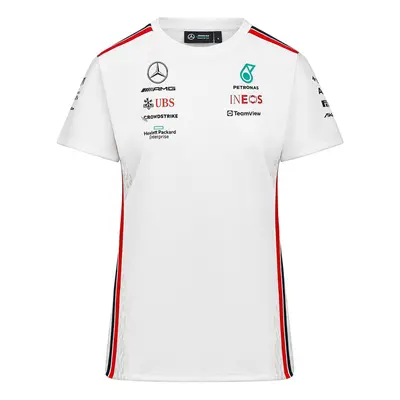 Mercedes AMG Petronas dámské tričko official white F1 Team 2023