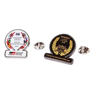 Toyota Gazoo Racing odznak winning pin badge set