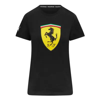 Ferrari dámské tričko Shield black F1 Team 2023 (nedostupné)