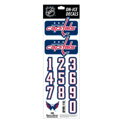 Washington Capitals samolepky na helmu Decals Navy