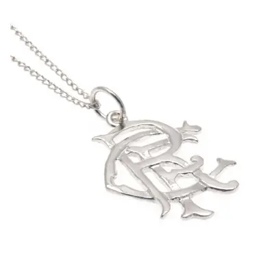 FC Rangers řetízek na krk s přívěškem Sterling Silver Pendant & Chain Small